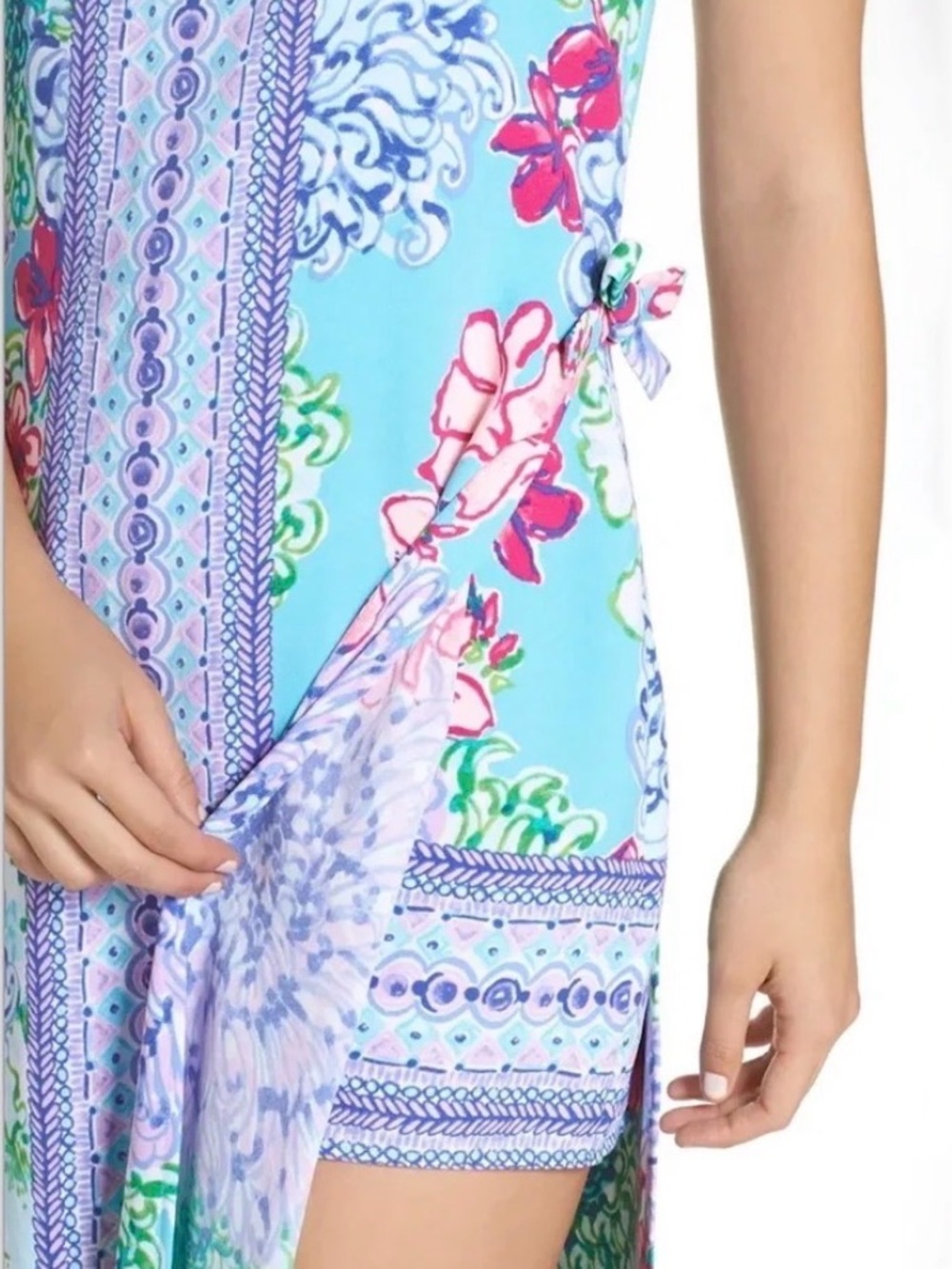 NWT Size 8 - Lilly Pulitzer Donna Maxi Romper - Special Delivery Engineered - Picture 9 of 11
